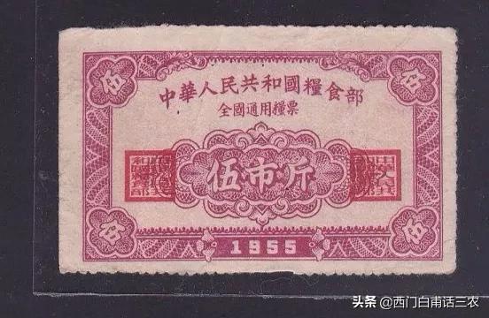 粮票伍市斤1966能值多少钱（1966伍市斤粮票现在值多少钱）(图7)