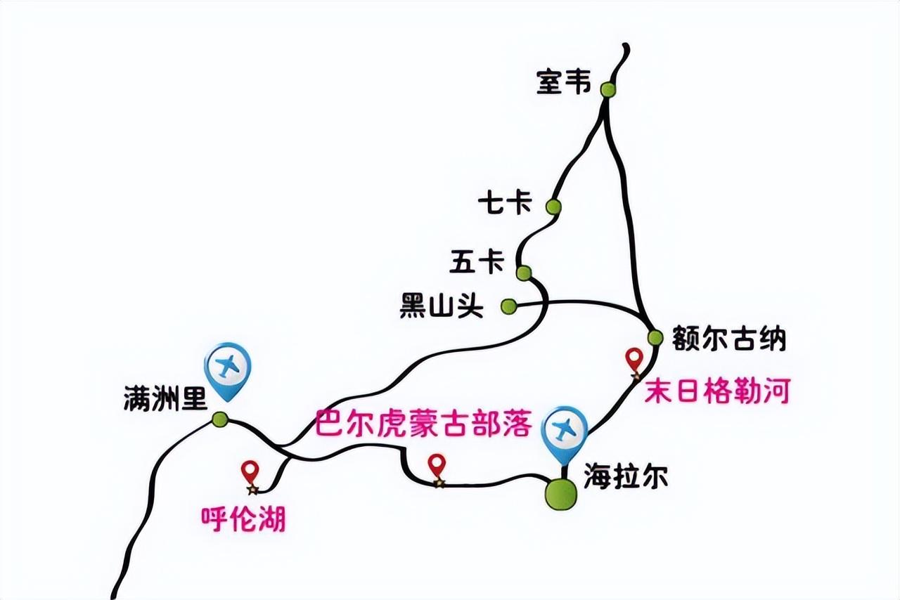 内蒙草原自驾游路线图（内蒙旅游最佳路线）(图26)