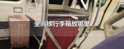 ​坐高铁行李箱放哪里