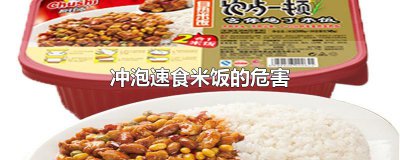 ​冲泡速食米饭的危害