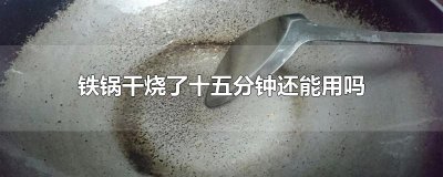 ​铁锅干烧了十五分钟还能用吗