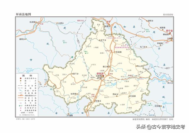 福建地图各市分布（福建省各市县地图）(55)