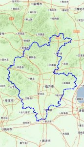 ​临沂市中心城区图（从卫星地图上看山东临沂9县）