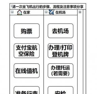 ​坐飞机流程，坐飞机的流程详细步骤？