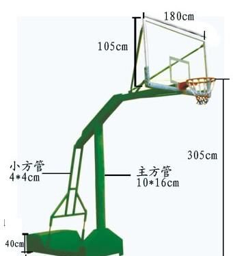 标准篮球架高度多高