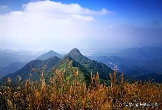 惠州最高的山峰排名(惠州十大山峰)