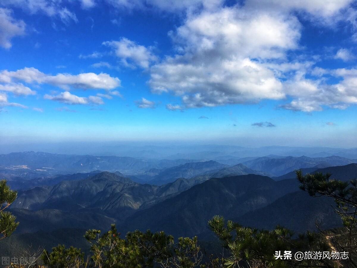 浙江十大高山排名(浙江最高山峰在哪里)