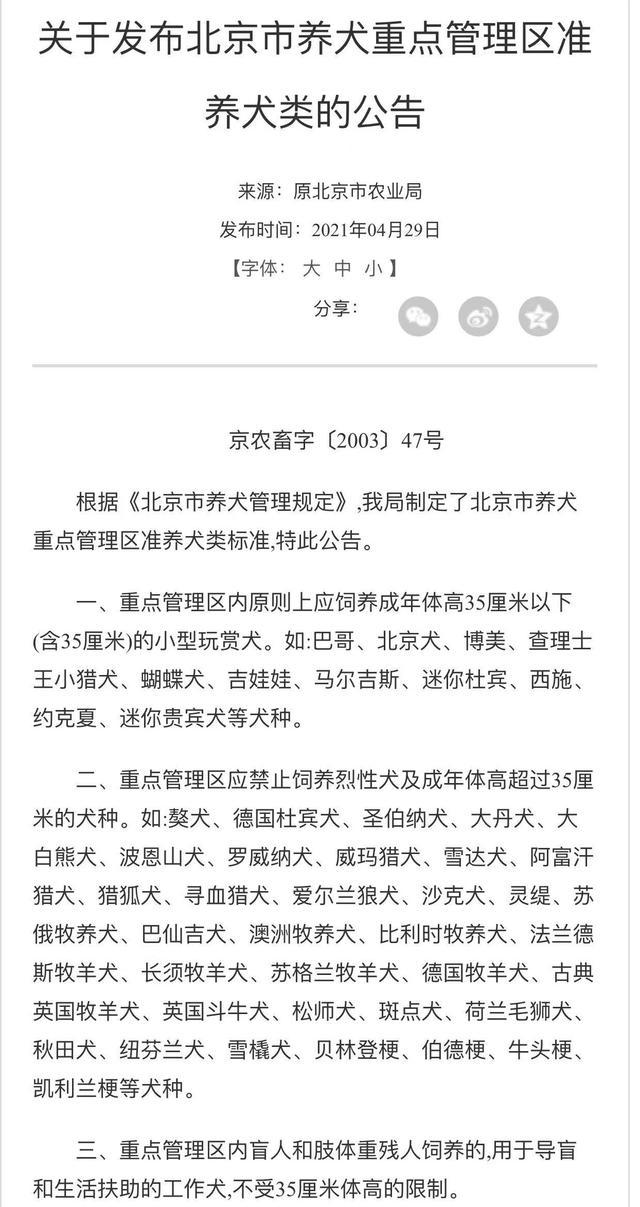 2023北京禁养犬名单 北京禁养犬如果养了怎么办？