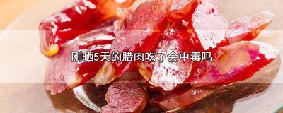 ​刚晒5天的腊肉吃了会中毒吗?腊肉晾置的时间