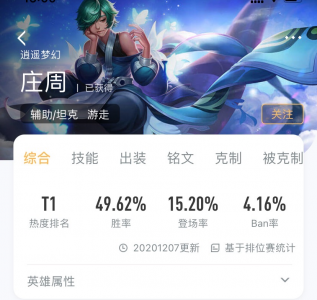 ​王者荣耀：“吸血流”庄周？只需一件神装即可吸血48%