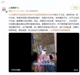 ​人民网评王俊凯机场怒怼代拍