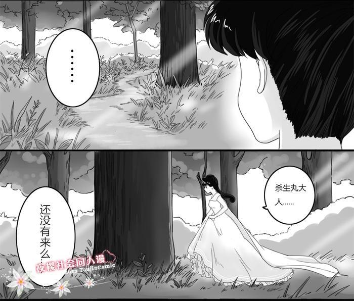 犬夜叉：杀生丸与小玲的婚礼一莲托生HE结局，漫画来补动画的糖