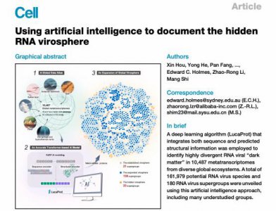 ​AI发现超16万种RNA病毒，中山大学、阿里云联合研究成果在国际顶刊《Cell》发